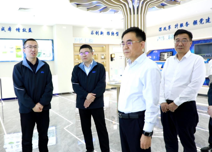 湖南省副省长王俊寿调研华磊光电